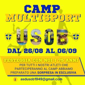 volantino camp multisport